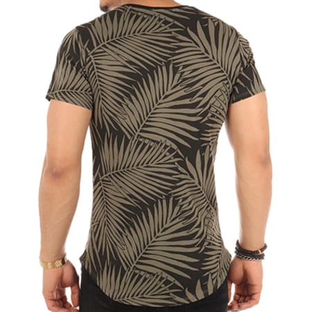 Uniplay - Tee Shirt Oversize UPT151 Vert Kaki Floral 