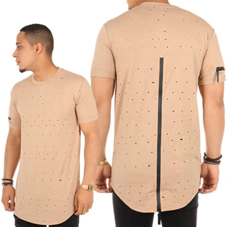 VIP Clothing - Tee Shirt Oversize 1707 Marron Clair