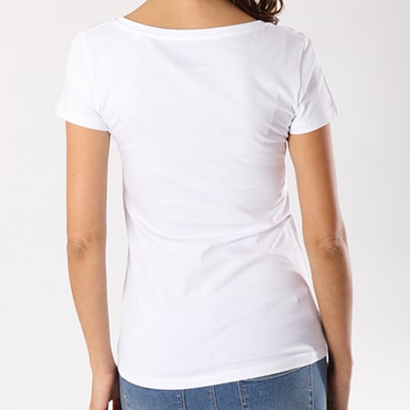 Parental Advisory - Tee Shirt Femme Classic Logo Blanc