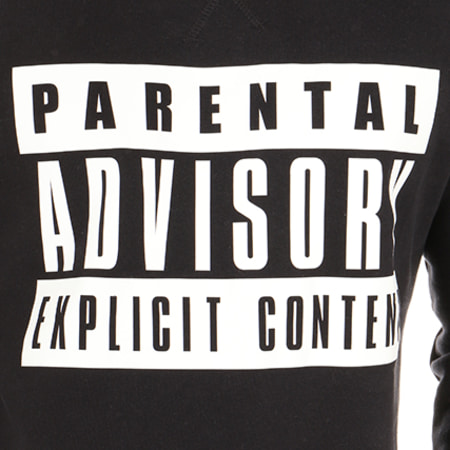 Parental Advisory - Sweat Crewneck Classic Logo Noir