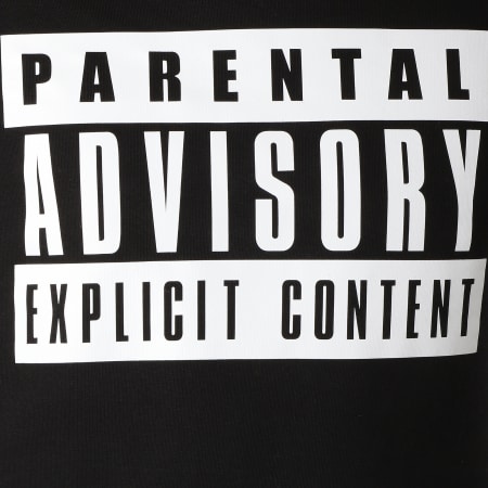 Parental Advisory - Sweat Capuche Classic Logo Noir