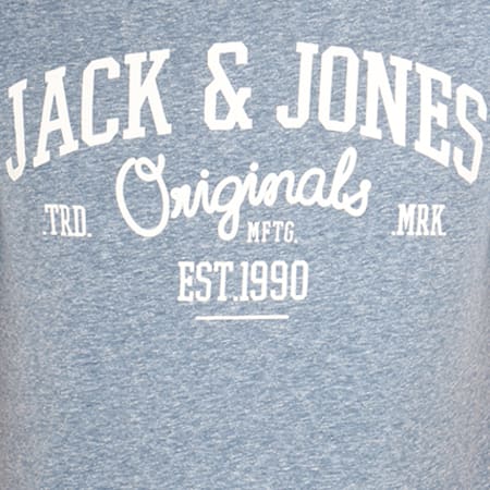 Jack And Jones - Tee Shirt Jolla Bleu Clair Chiné