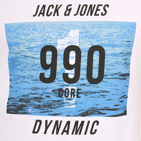 Jack And Jones - Tee Shirt Poster Blanc