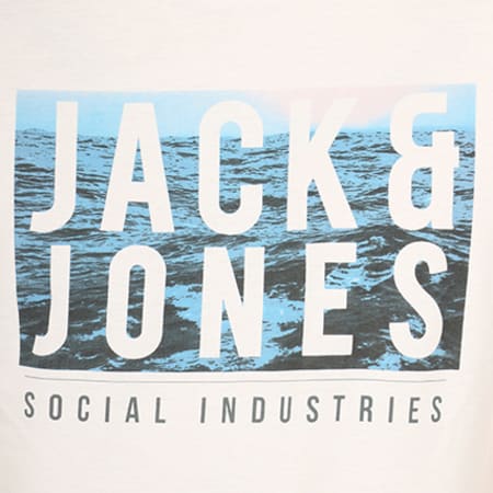 Jack And Jones - Tee Shirt Poster Beige