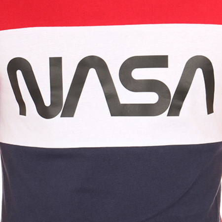 NASA - Tee Shirt Worm Logo Tricolore
