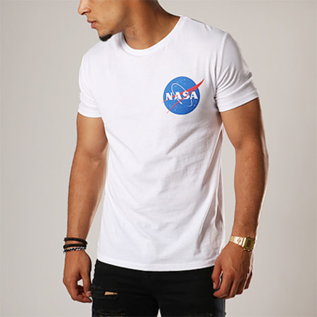 NASA - Tee Shirt Insignia Blanc