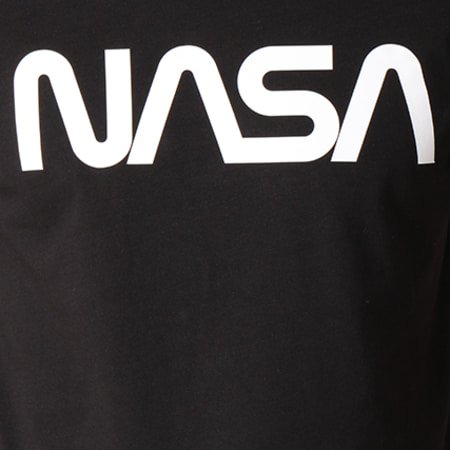 NASA - Worm Logo Camiseta Negro