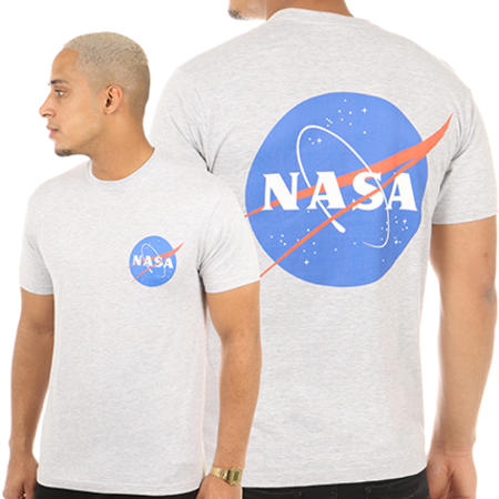 NASA - Tee Shirt Insignia Gris Chiné