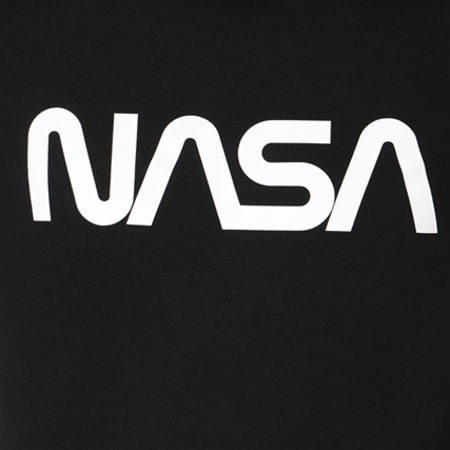 NASA - Sweat Capuche Worm Logo Noir