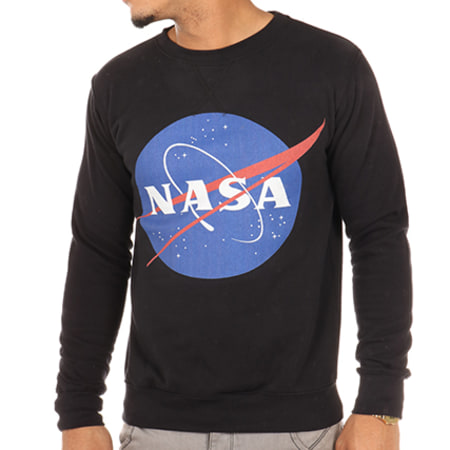 NASA - Sweat Crewneck Insignia Front Noir