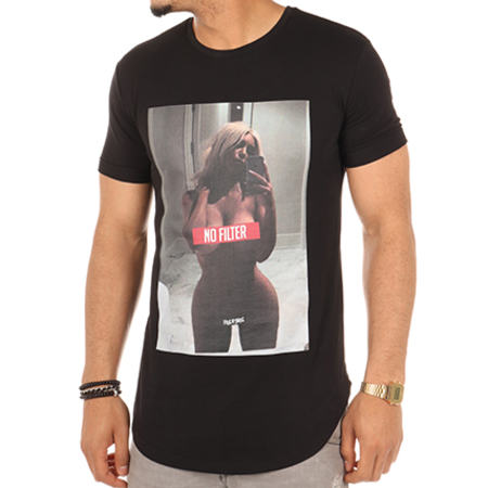 Thug N Swag - Tee Shirt Oversize No Filter Noir