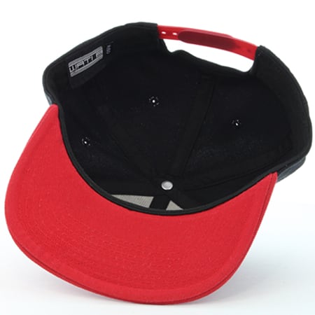 Wati B Casquette Basic Noir//Rouge