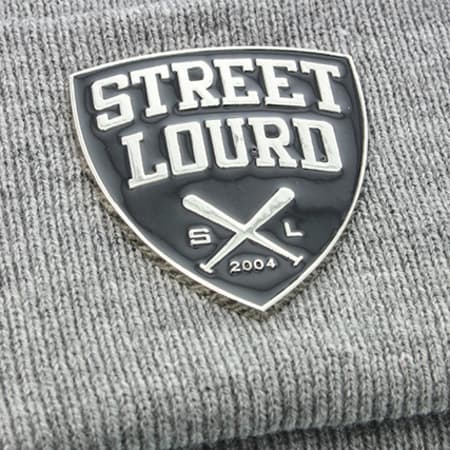 Street Lourd - Bonnet Logo Gris Chiné