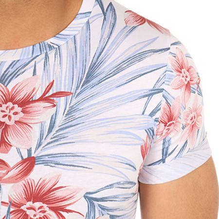Uniplay - Tee Shirt Oversize UPY56A Blanc Floral