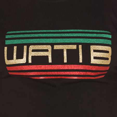 Wati B - Tee Shirt Pail Noir Jamaica