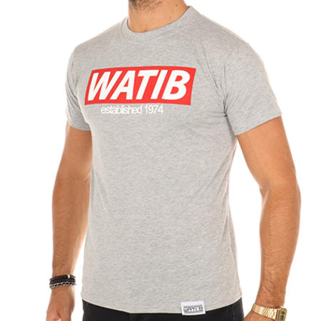Wati B - Tee Shirt Street Gris Chiné