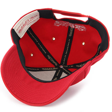 Mitchell and Ness - Casquette 052 Rouge