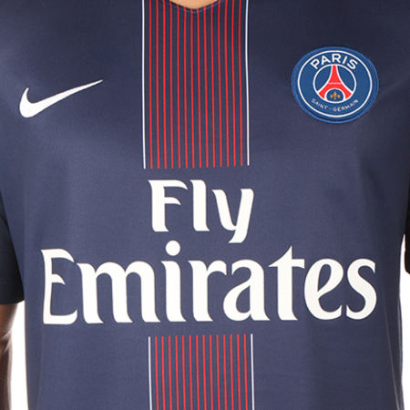 Nike - Maillot De Football Paris Saint-Germain 776929 410 Bleu Marine