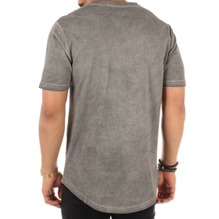 Only And Sons - Tee Shirt Oversize Matt Longy Gris Chiné