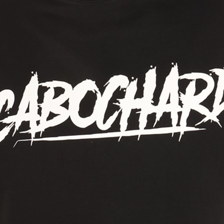 25G - Maglietta con cabochard nero
