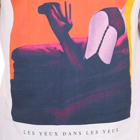 A2H - Tee Shirt Les Yeux Dans Les Yeux Blanc