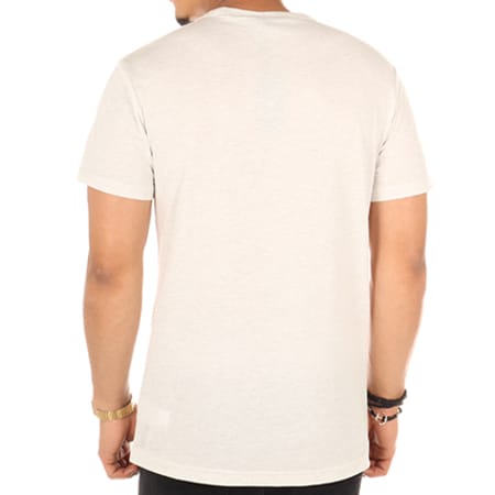 G-Star - Tee Shirt Wyllis Blanc Chiné