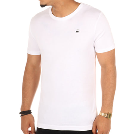 G-Star - Tee Shirt Daplin Blanc