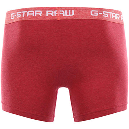 G-Star - Lot de 2 Boxers D03507-2058 Gris Anthracite Rouge Brique