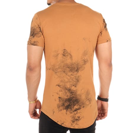 John H - Tee Shirt Oversize 417 Camel