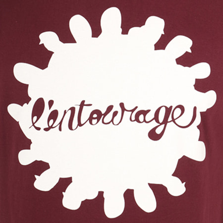 L'Entourage - Tee Shirt Logo Bordeaux