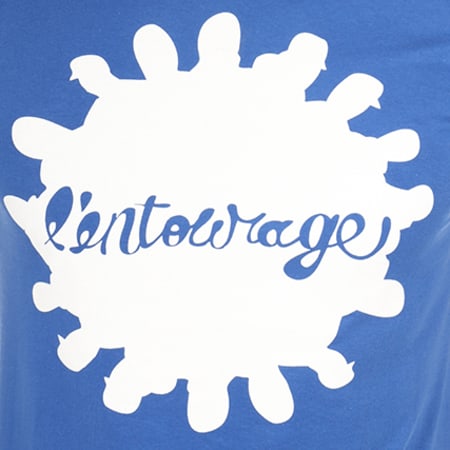 L'Entourage - Tee Shirt Logo Bleu Roi