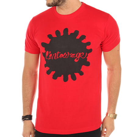 L'Entourage - Tee Shirt Logo Rouge Noir
