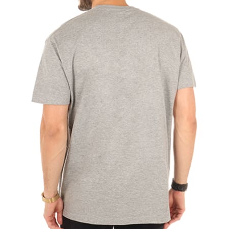 L'Entourage - Tee Shirt Logo Gris Chiné Noir