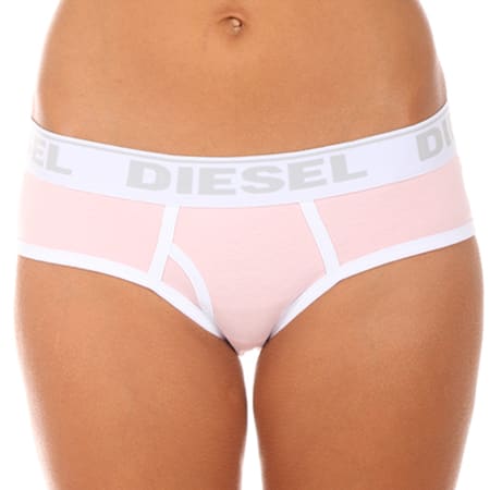 Diesel - Lot De 3 Culottes Femme 00SQZS-0HAFK Blanc Rose Fushia