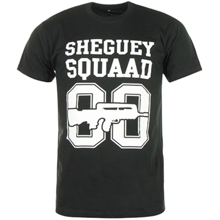Sheguey Squaad - Tee Shirt Classic Logo 00 Noir Blanc