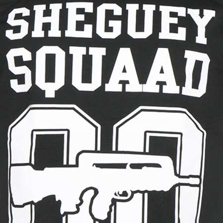 Sheguey Squaad - Tee Shirt Classic Logo 00 Noir Blanc