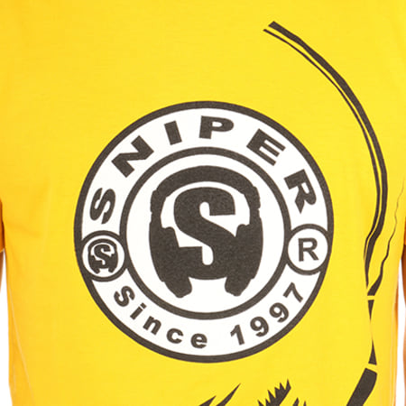 Sniper - Tee Shirt Casque Jaune