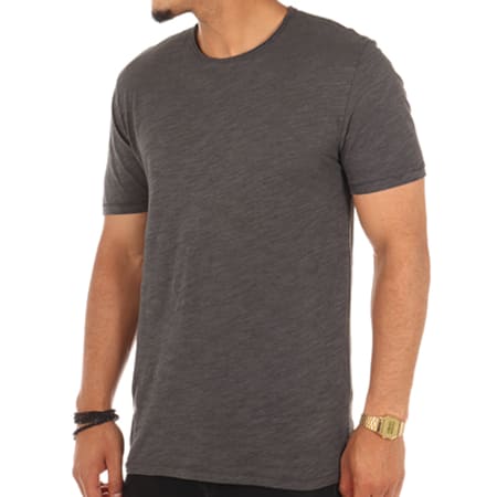 Only And Sons - Tee Shirt Albert Gris Anthracite Chiné