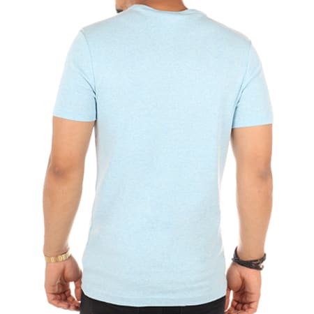 G-Star - Tee Shirt Drillon Bleu Ciel Chiné