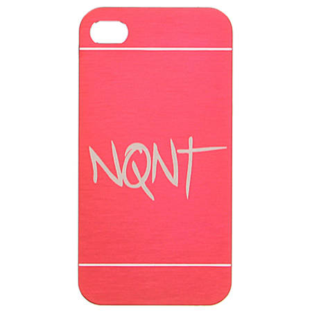 NQNT - Coque Téléphone Iphone 4-4S Logo Rouge Cerise