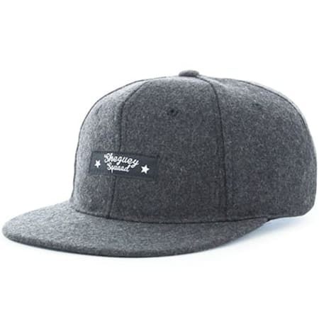 Sheguey Squaad - Casquette Snapback Wool Gris 