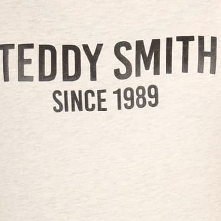 Teddy Smith - Tee Shirt Tristan Blanc Chiné