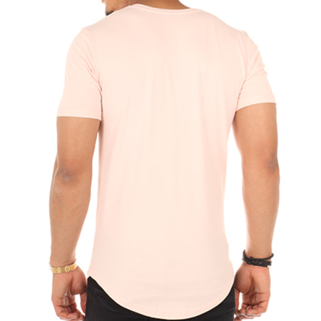 Thug N Swag - Tee Shirt Oversize Fast Life Rose Pâle