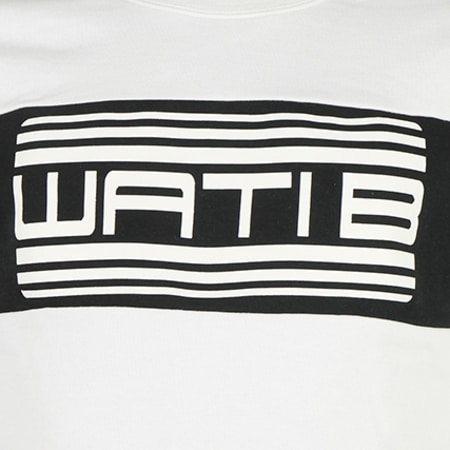 Wati B - Sweat Crewneck Enfant Logo Blanc