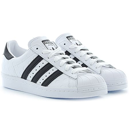 Adidas Originals - Baskets Femme Superstar 80s BY2126 Footwear White Core Black 