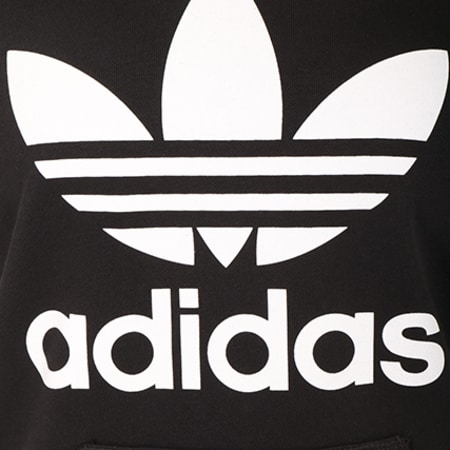 Adidas Originals - Sweat Capuche Femme Trefoil BP9482 Noir