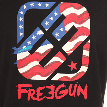 Freegun - Tee Shirt USA Noir