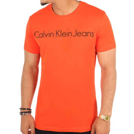 Calvin Klein - Tee Shirt Treasure Orange