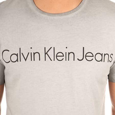 Calvin Klein - Tee Shirt Tenim 2 Gris Souris