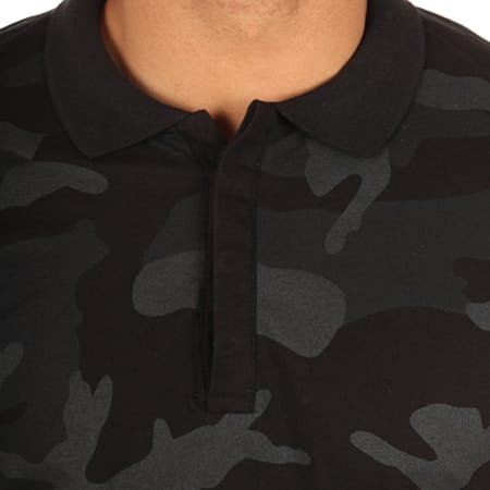 Classic Series - Polo Manches Courtes 5781 Noir Camouflage